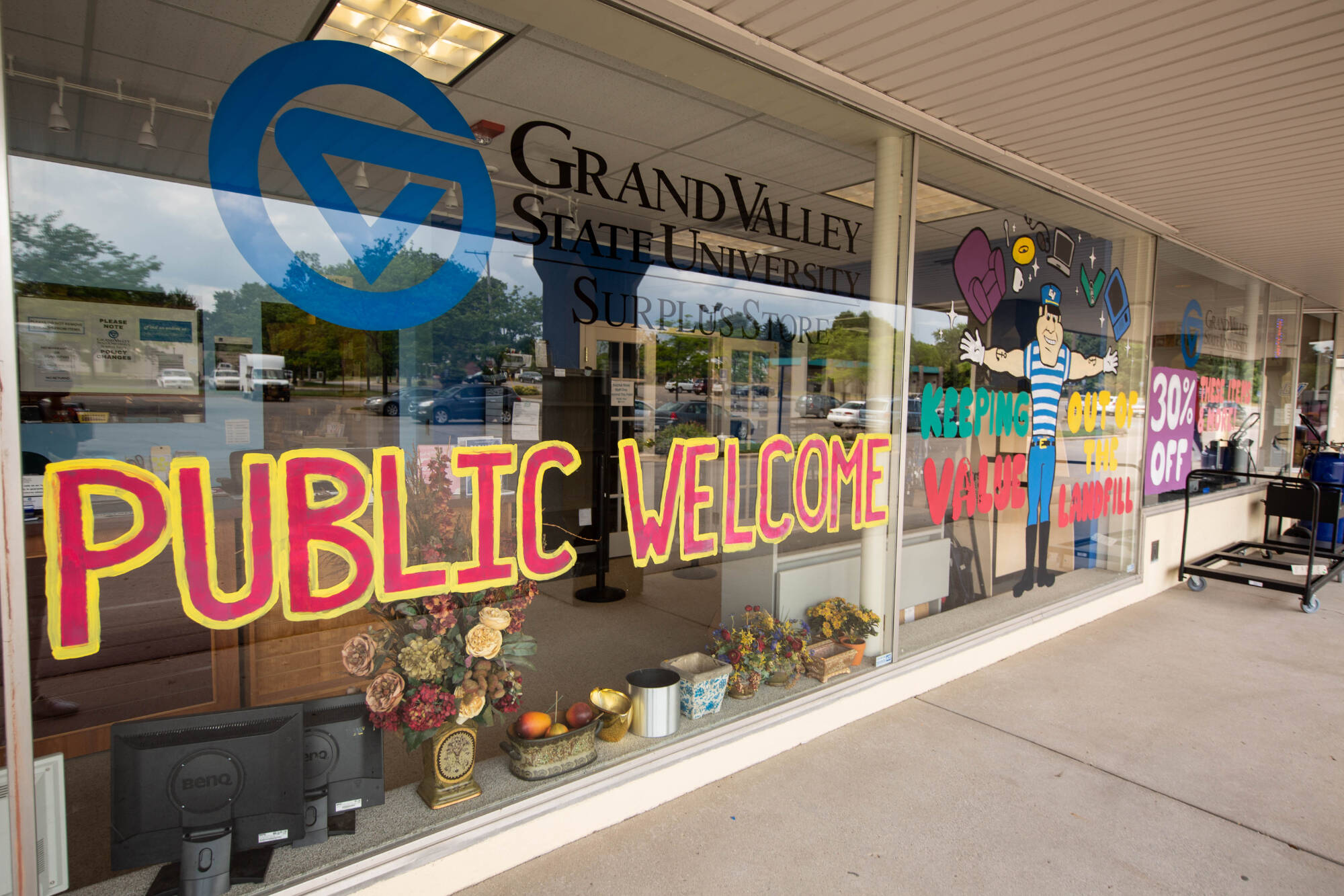 Surplus Store window